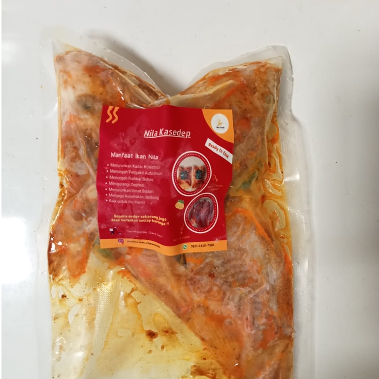 

IKAN NILA BUMBU PADANG 500g By Taman Maen