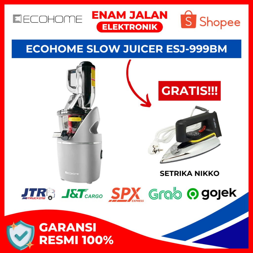 Ecohome Slow Juicer New ESJ-999BM