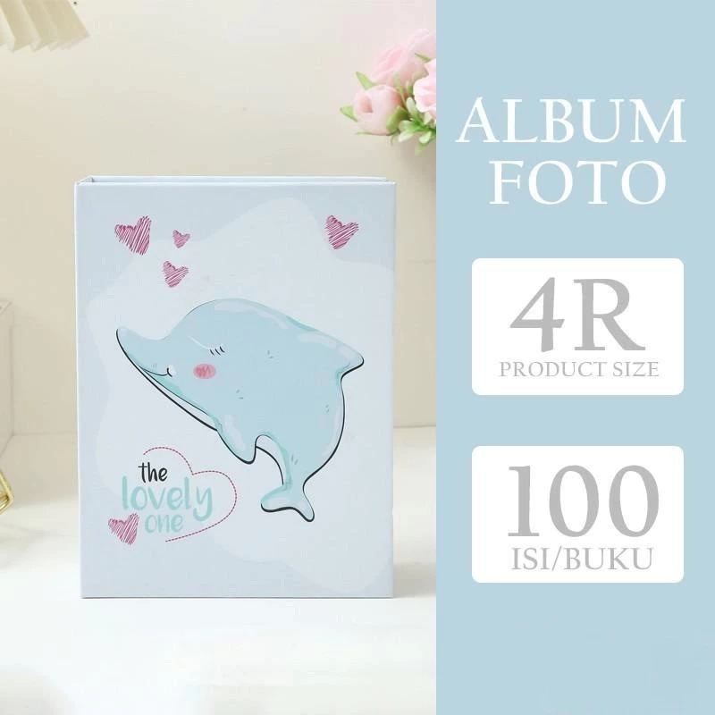 Album Foto Penyimpanan Memory Birthday Wedding Family Baby Buku Album Photo 4R Ukuran (4x6inch) slot