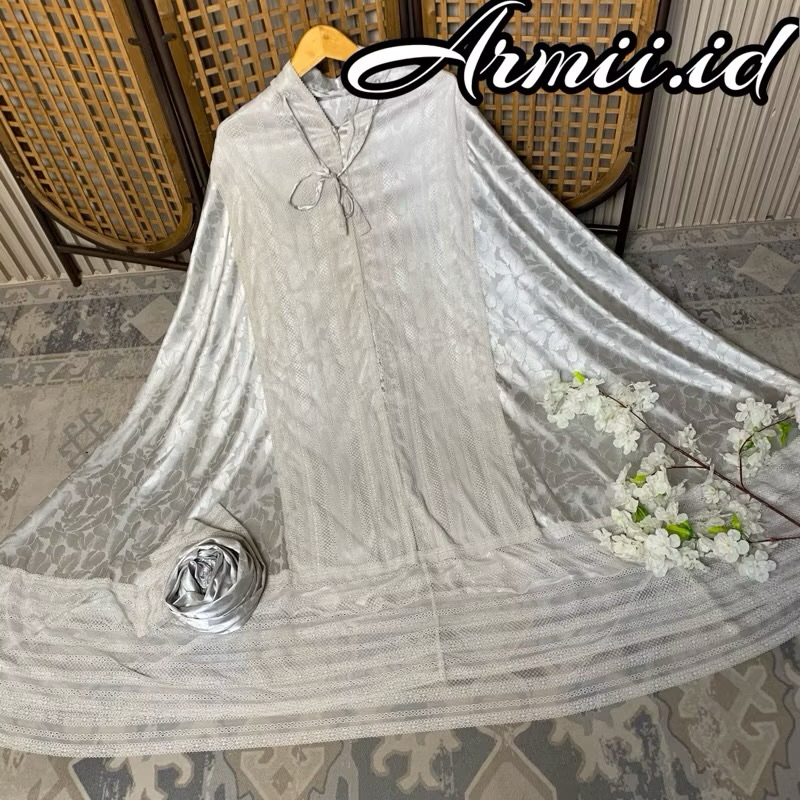 PROMO MUKENA ARMANY JAGUARD RENDA KD/ MUKENA MEWAH / Mukena Jaguard Silk Sutra Renda Jumbo Murah / M