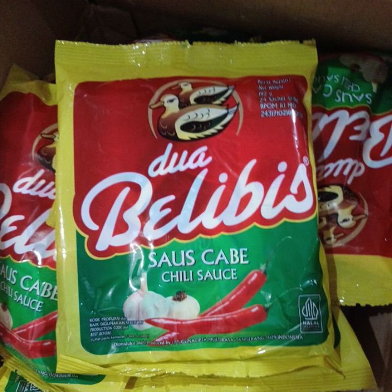 

Dua Belibis Saus Cabe Sachet 24sachet*8gram