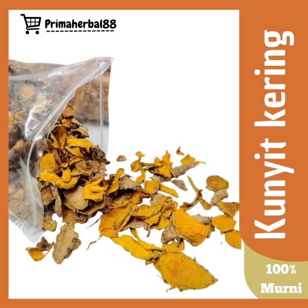 

Kunyit Kuning Kering Rajang Alami