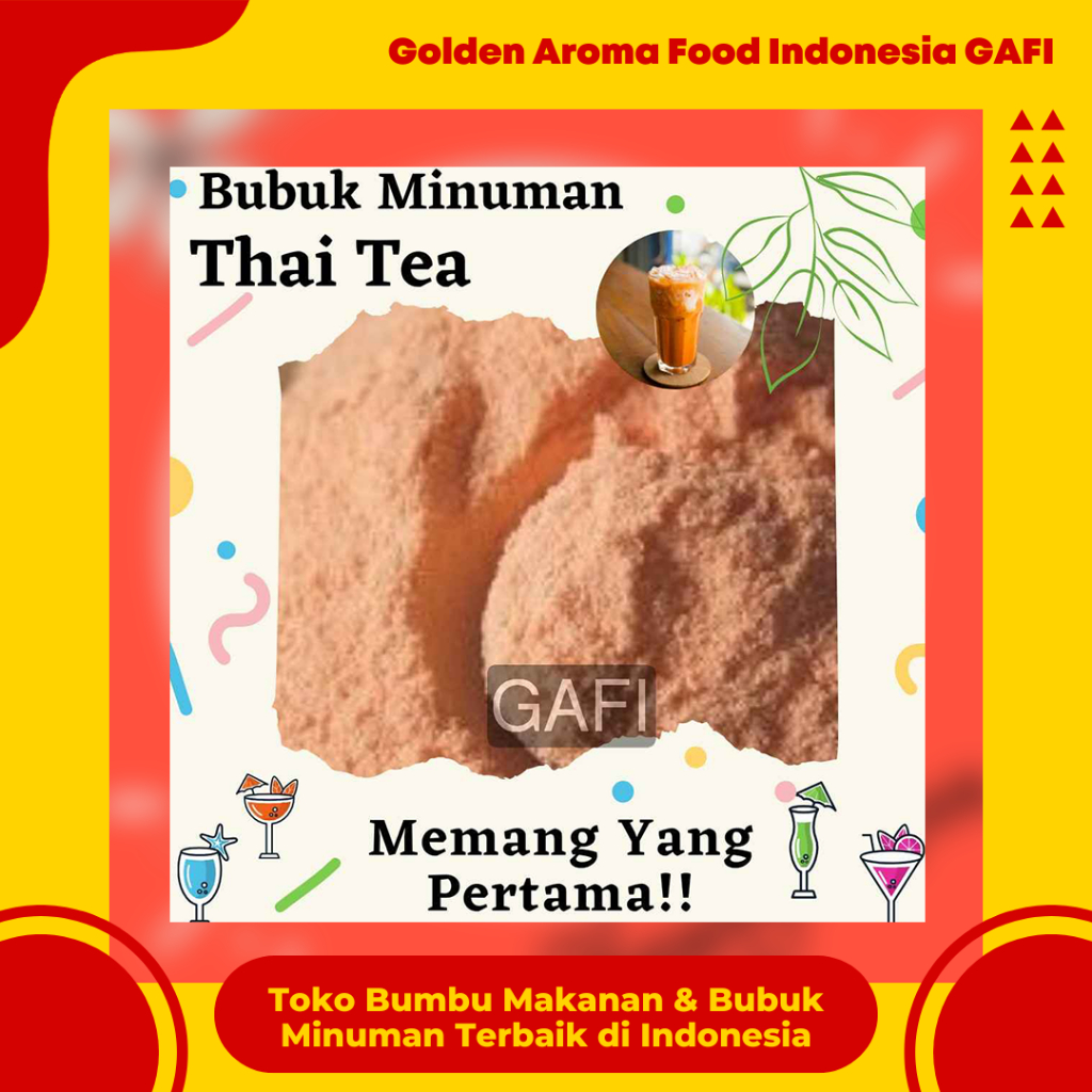 

Bubuk Minuman Thai Tea 1 Kg Supplier Jual Serbuk Minuman Rasa Thai Tea Matcha Powder 1Kg Enak Murah