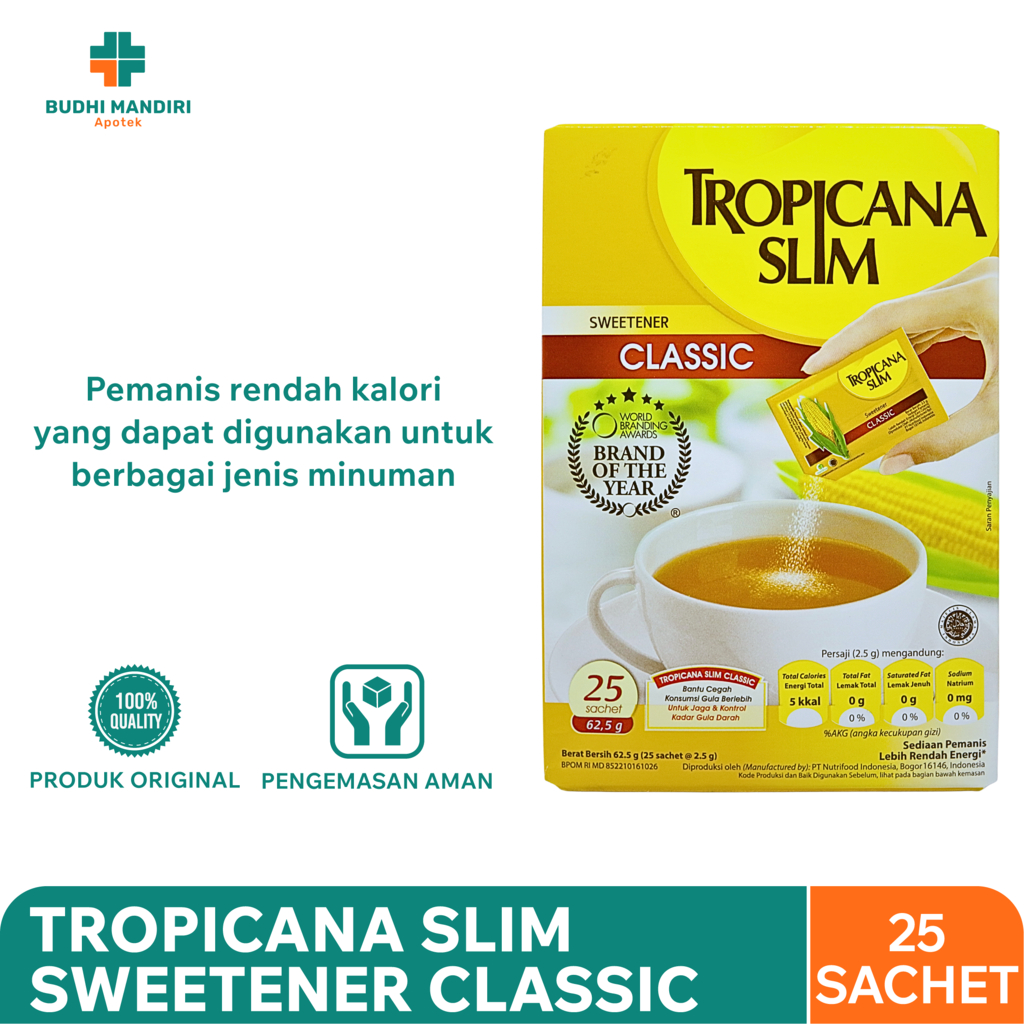 

Tropicana Slim Classic 25 Sachet
