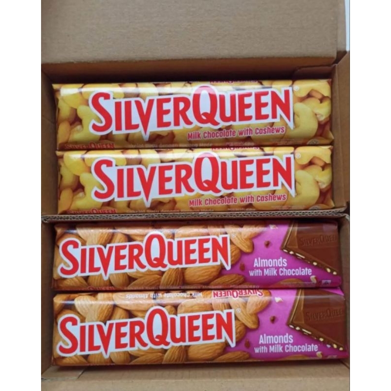 

Silverqueen Almond 58gr satuan Termurah Sejagad