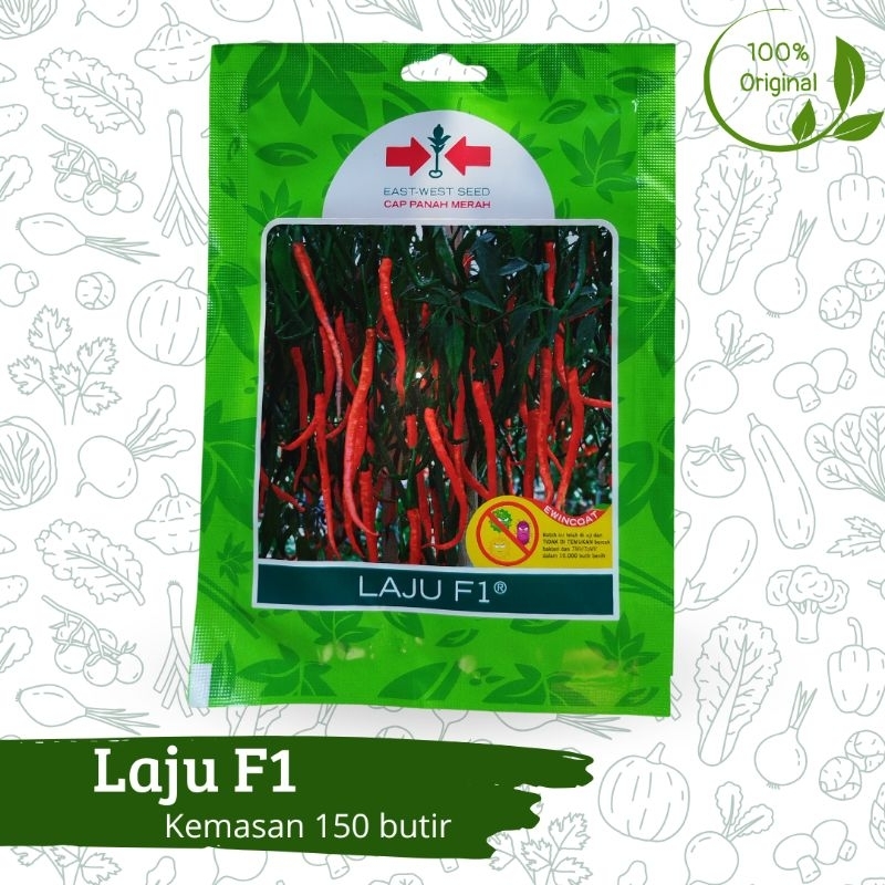 Benih Bibit Cabe Keriting Laju F1 - 150 butir Cap Panah Merah