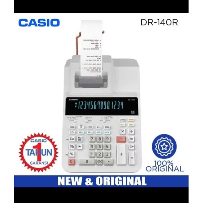 

Casio calculator DR 140 R / calculator printing