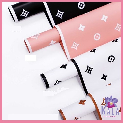 

20 Lembar Kertas Buket Bunga Wrapping Paper Branded Cellophane Kertas Kado KB6119