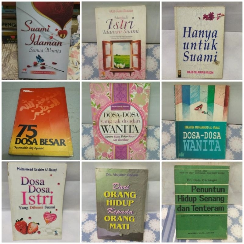 Suami idaman semua wanita Menjadi istri idaman semua Hanya untuk suami Dosa dosa istri yang benci su