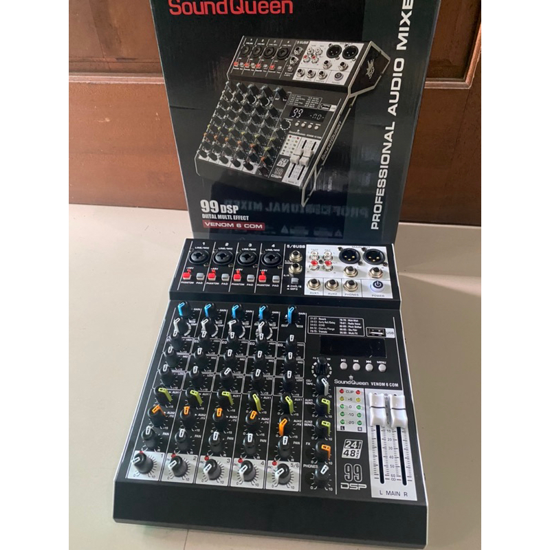 MIXER SOUNDQUEEN VENOM 6 Mixer audio sound queen VENOM6 channel