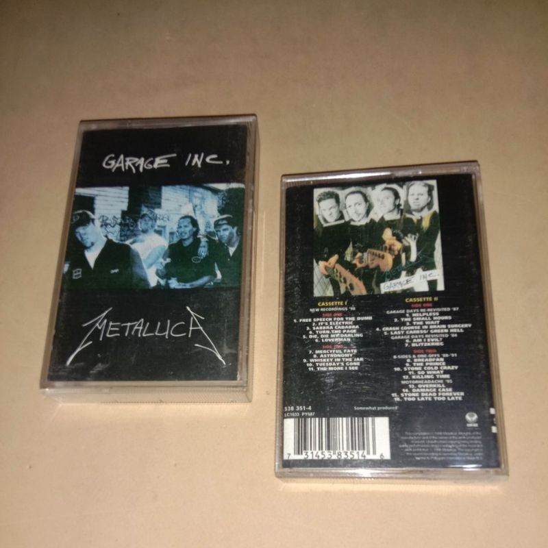 kaset metallica garage inc.  (Dobel kaset)