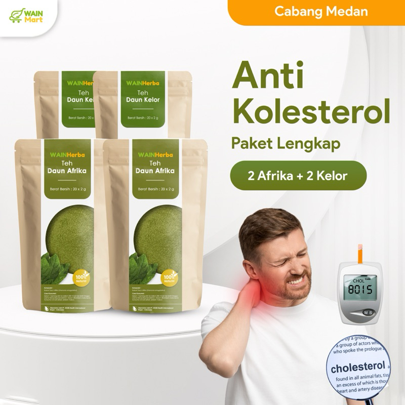 

PAKET HEMAT OBAT KOLESTEROL 2 Afrika + 2 Kelor