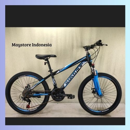 SEPEDA GUNUNG ANAK DEWASA 24 26 MTB SAKONI MARVELOUS FL 21 SPEED,SEPEDA READY SIAP KIRIM - BERGARASI