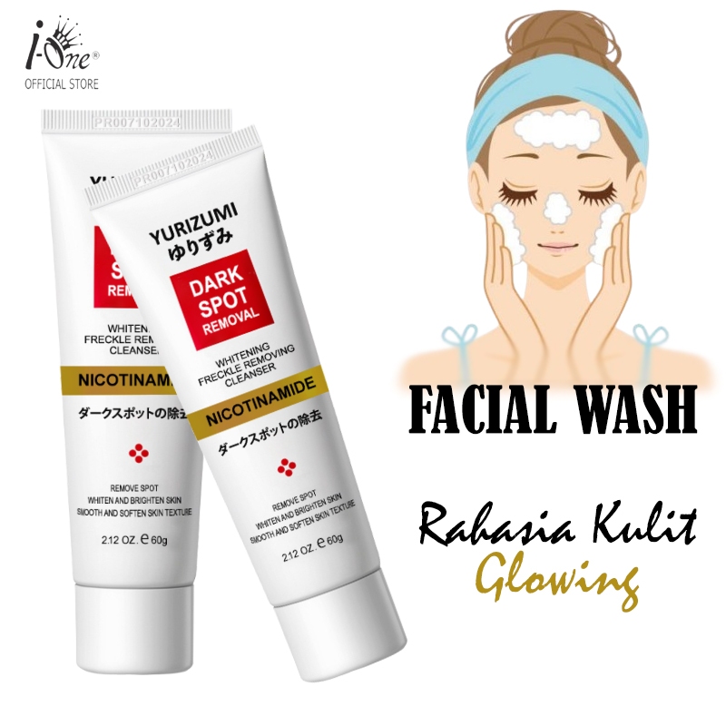 Sabun Pembersih Wajah Whitening Facial Wash Sabun Cuci Muka Pria dan Wanita / Sabun Penghilang Jeraw