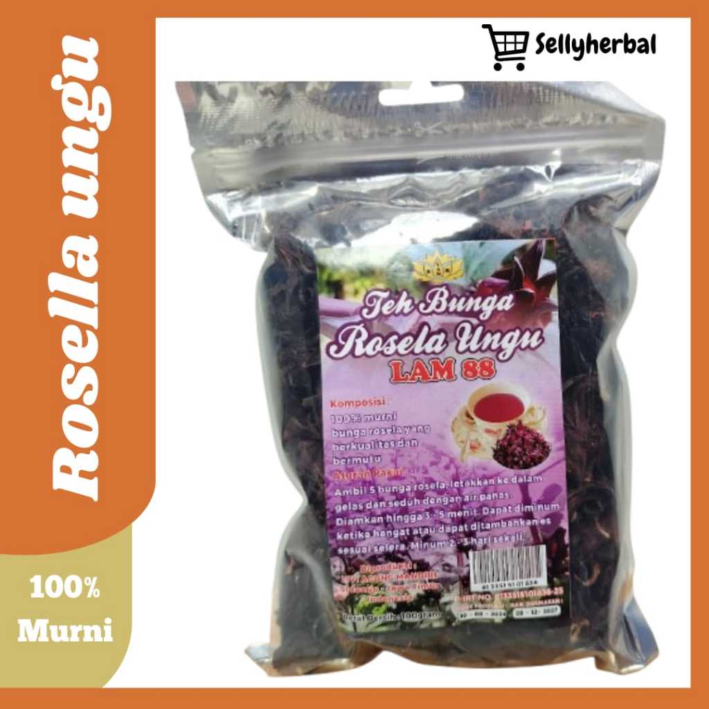 

ROSELLA UNGU ORGANIK KERING KUALITAS SUPER