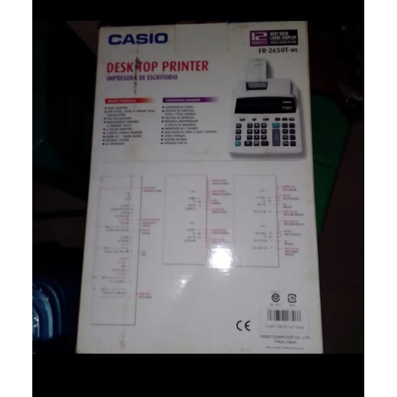 

Kalkulator casio FR 2650 T