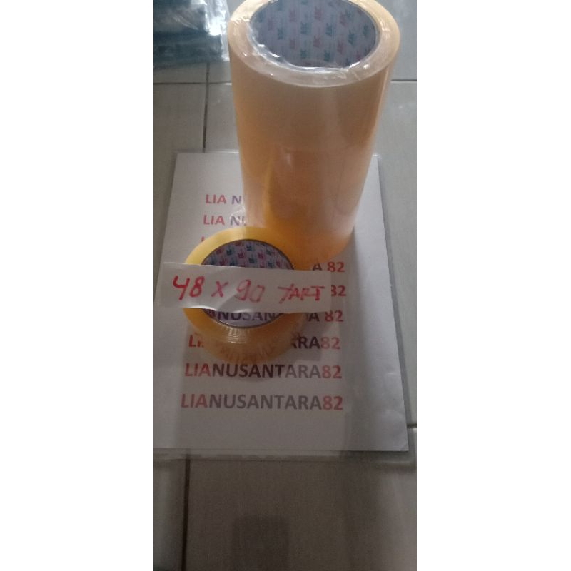 

Lakban merek ABC besar bening UK 48 x 90 yart harga per pcs