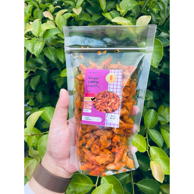 

Keripik Lumpia Jeruk Pedas