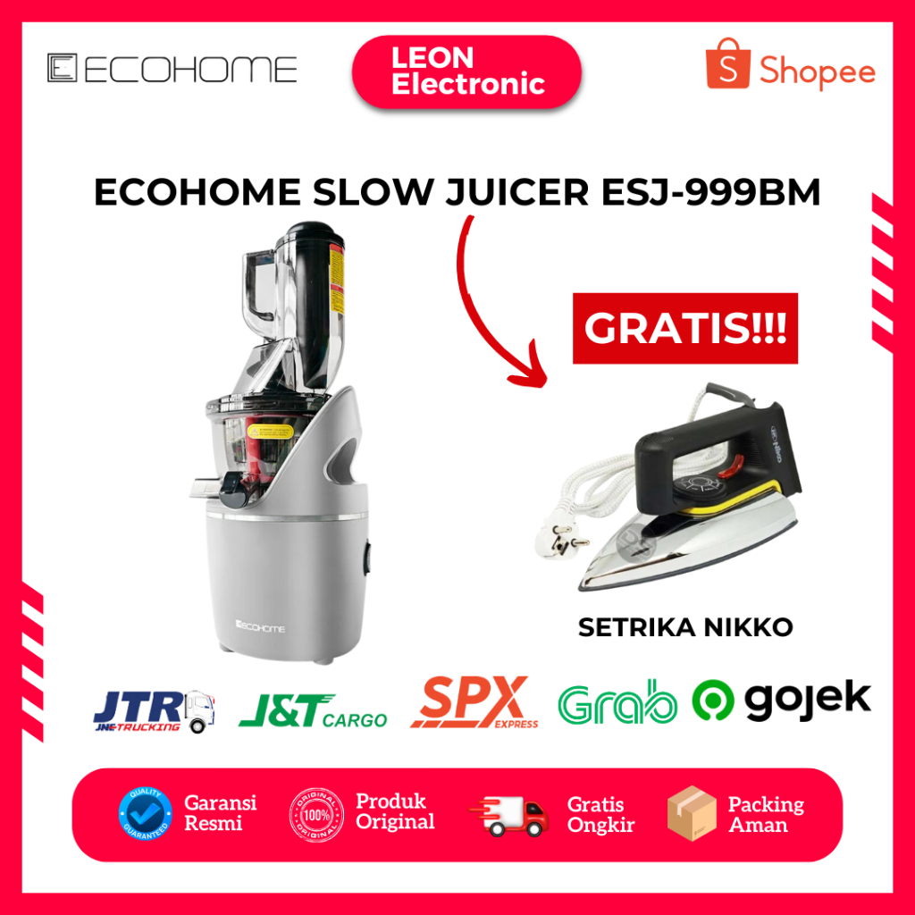 Ecohome Slow Juicer New ESJ-999BM