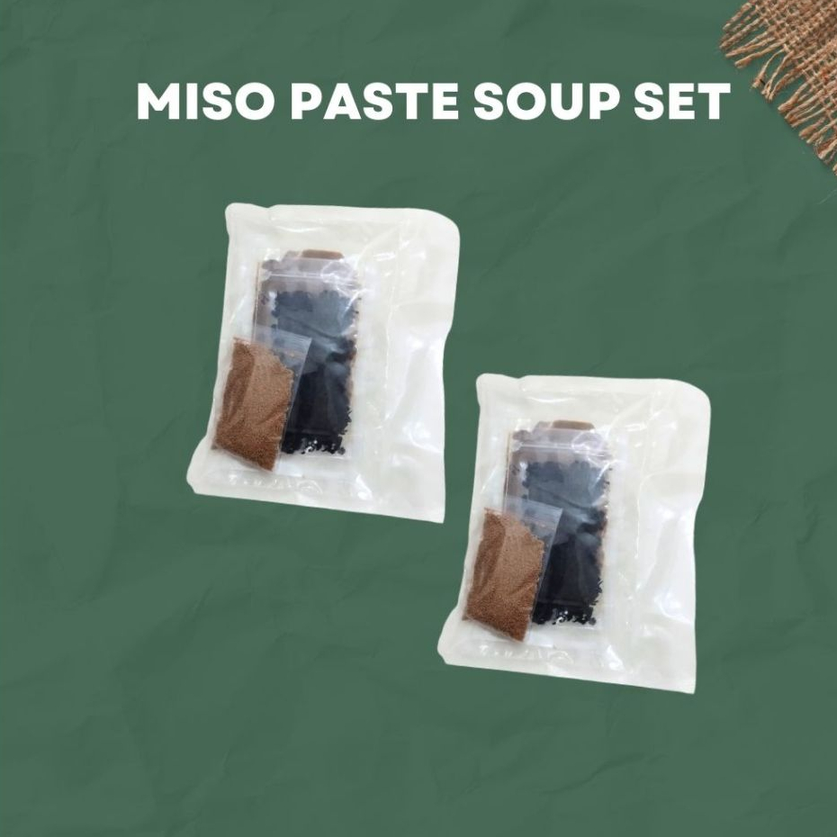 

Miso paste soup set