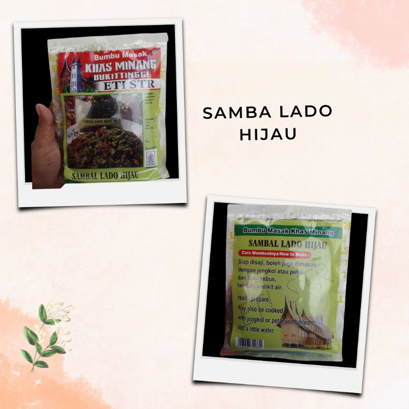 

bumbu samba lado hijau/samba lado hijau/bumbu minang samba lado hijau