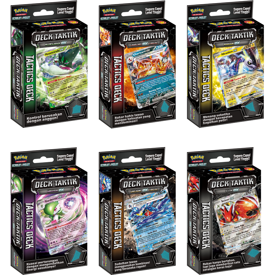 Kartu Pokemon TCG - Deck Taktik Scizor ex svTH - Starter Deck Pokemon Game Kartu Koleksi Scarlet &