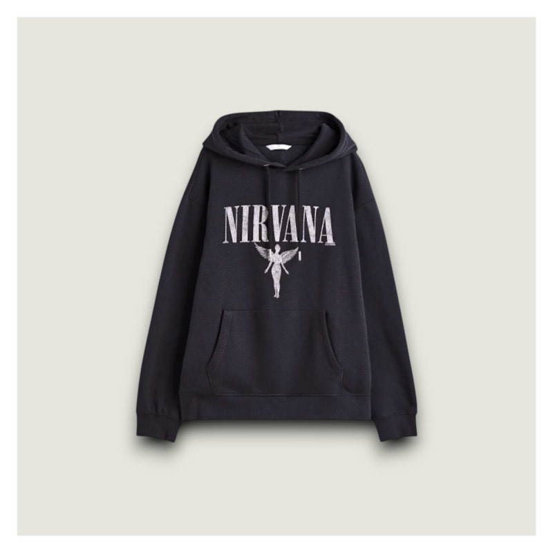 Hoodie Nirvana H&M