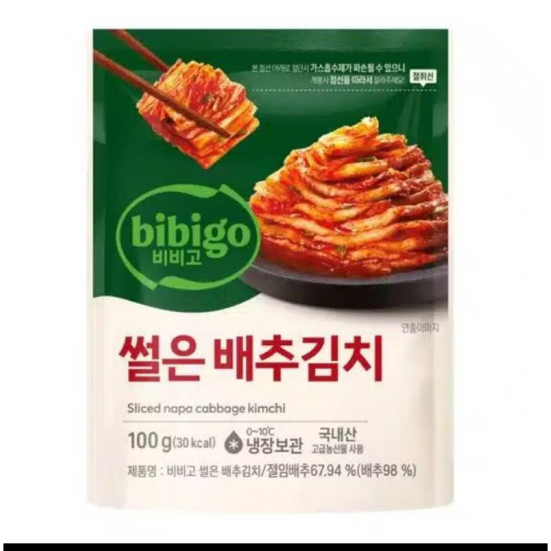 Bibigo Cj Sliced Kimchi 100 gr Kimchi Sayur Korea Import