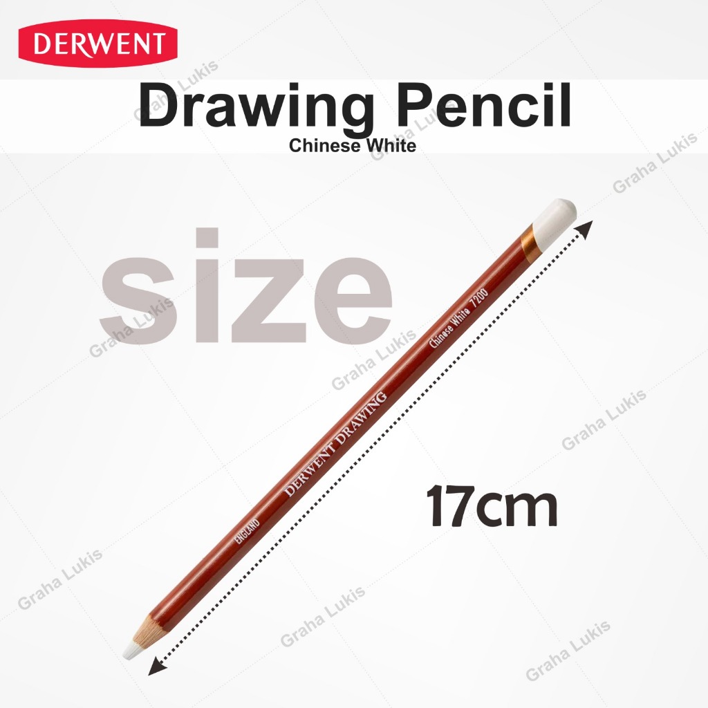 

H7Y Derwent Drawing Pencil Chinesse White