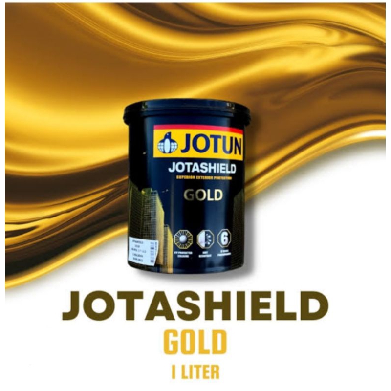 cat tembok jotashield gold 1 kg warna emas