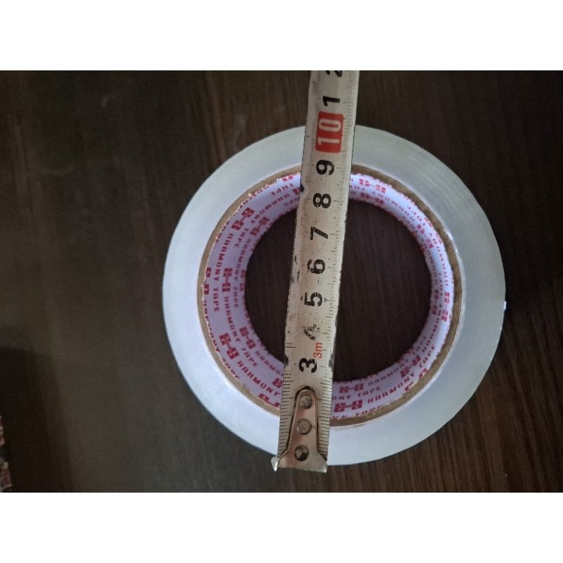 

Lakban bening harmony diameter 10cm lebar 4.5cm 1 slop isi 6