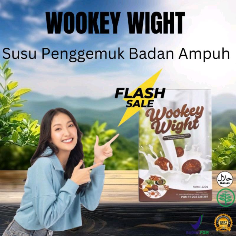 

Wookey Weight - Susu Penambah Berat Badan dan Nafsu Makan