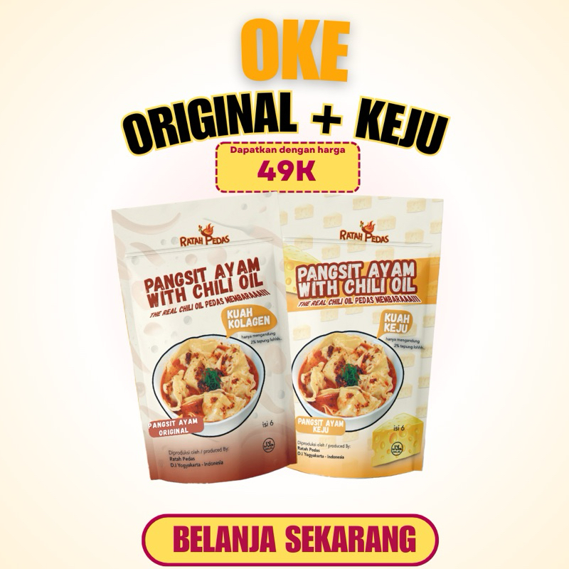 

PAKET OKE (ORIGINAL + KEJU)