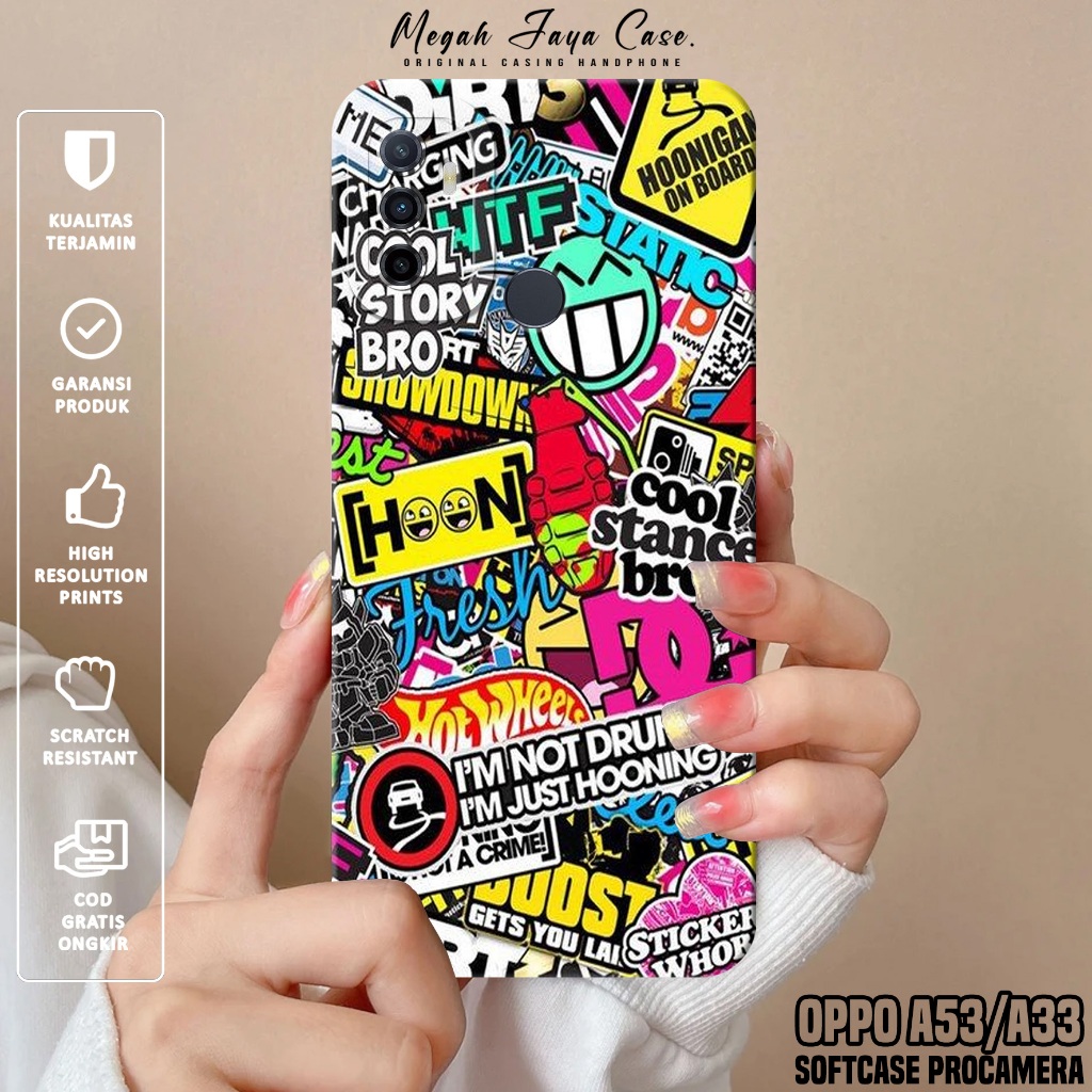 Case OPPO A53 / OPPO A33 - Softcase Hp OPPO A53 / OPPO A33 Motif GRAFF - Silikon Hp OPPO A53 - Casin