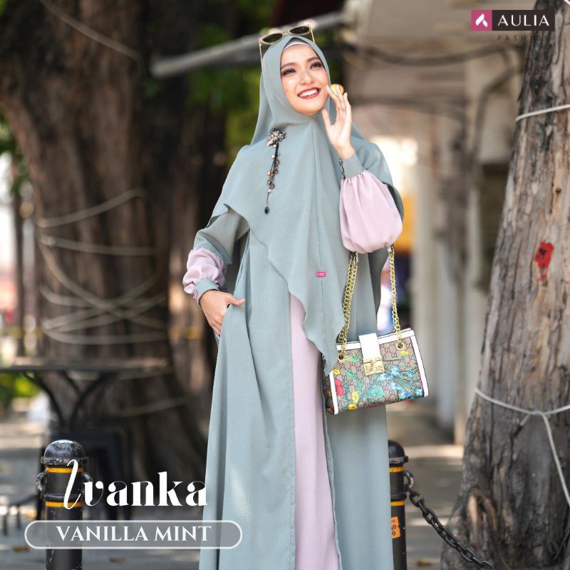 SPESIAL AWAL TAHUN DISKON 20%, SET GAMIS IVANKA BY AULIA FASHION BARANG ORIGINAL MASIH BARU BUKAN PR