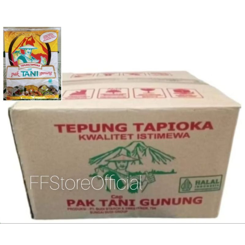 

SAGU PAK TANI Gunung Tepung Tapioka 500 Gram (1 Dus isi 20)