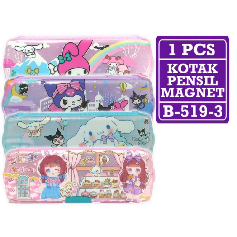 

Fortune - Kotak Pensil Magnet 2 Sisi + Serutan / Tempat Pensil B-519-3