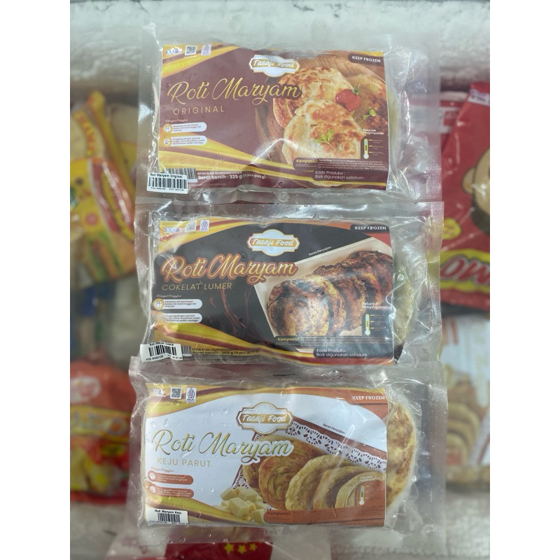 

TASAJI ROTI MARYAM / ROTI CANE Original, Keju, Coklat Isi 5 350gr