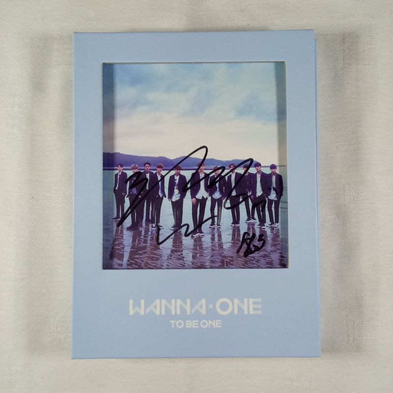 SIGNED SUNGWOON ALBUM ONLY DAMAGE WANNA ONE TO BE ONE Sky Ver.