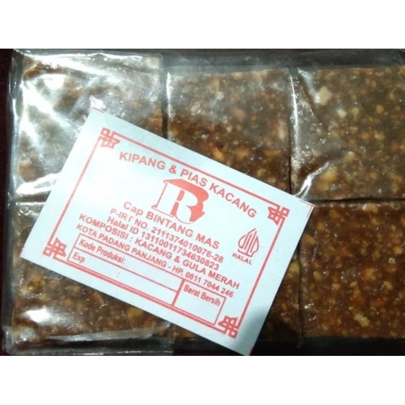 

Kipang & Pias Kacang Cap Bintang Mas Sebungkus isi 12 Pcs