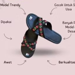 Sandal Kristik Khas Kayutangan Heritage (ORI Tiens) Rains Collections