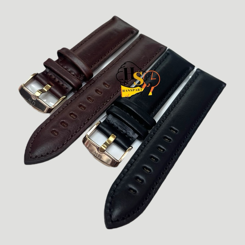 Strap jam Dw kulit premium 20mm buckle embos dw Tali jam DW Strap jam DW kulit