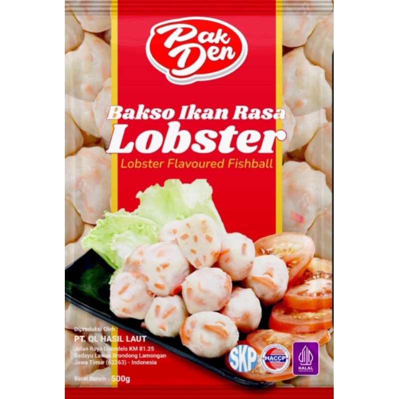

Pak Den Bakso Ikan Rasa Lobster 500 GRAM