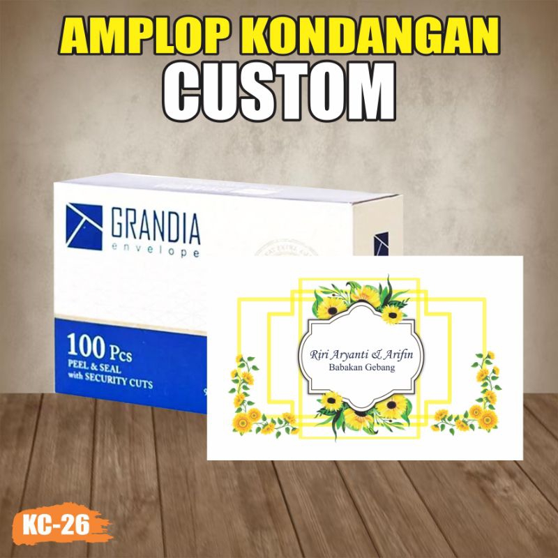 

Amplop Kondangan / Amplop Sumbangan / Cetak nama amplop / Amplop custom / Per 100 pcs
