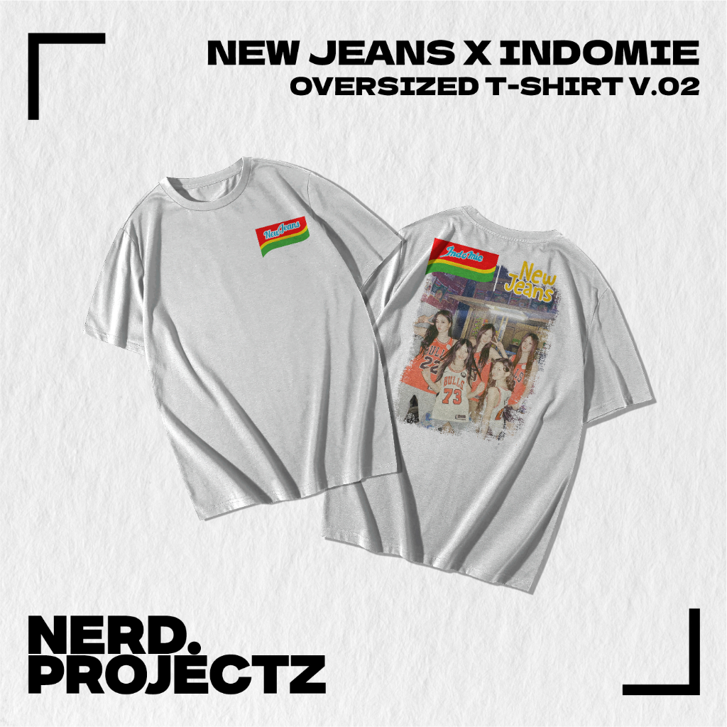 T-Shirt New Jeans × Indomie Oversized Boxy (Ver 02)