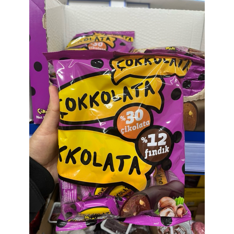 

COKLAT HAZELNUT MINI BAR berat 250 gram enak COKLAT MILK