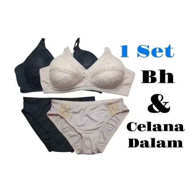 Set Bra Dan Celana Dalam Wanita Remaja Dan Dewasa | Isi Setelan 1 bra dan 1 cd