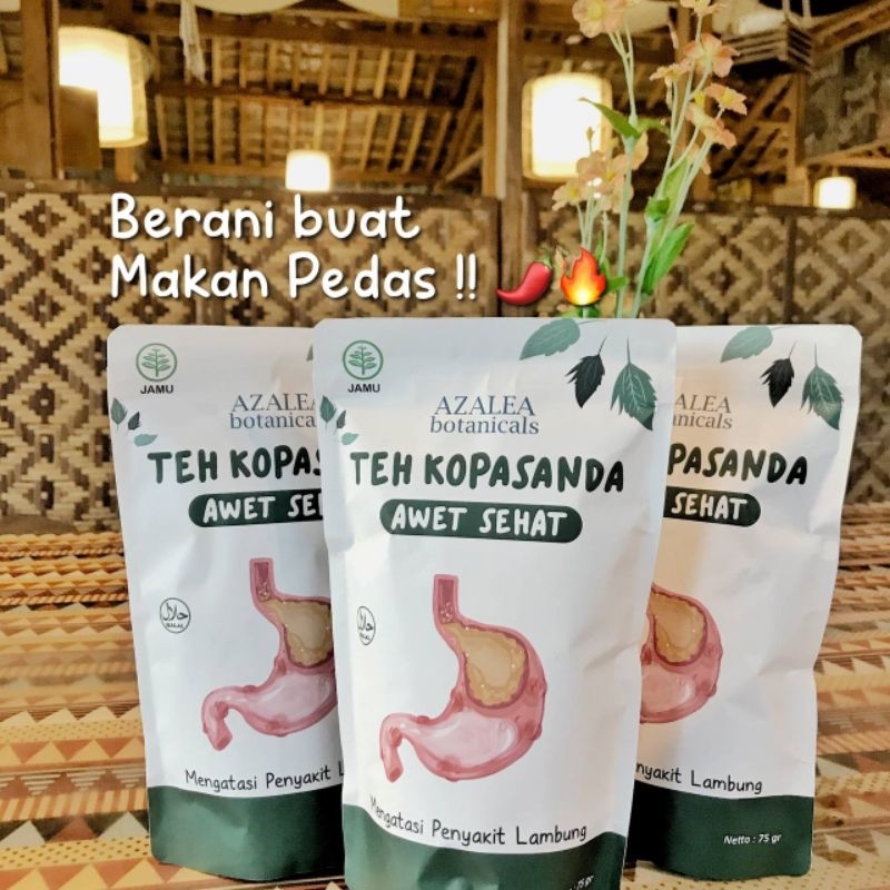 

Azbo Teh Kopasanda | herbal atasi maagh (asam lambung) dan asam urat | berani makan pedas