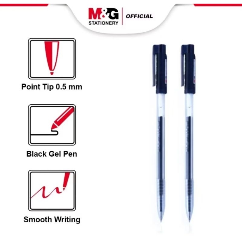 

Gel PEN Hitam 0.5 M&G AGP13271 ( Satuan )