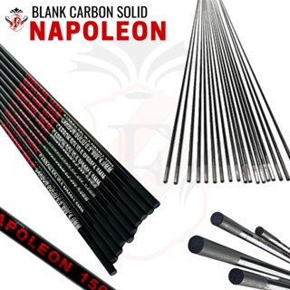 Blank joran carbon ujung tegek custom solid Fukushima Napoleon murah kuat Blank custom Joran